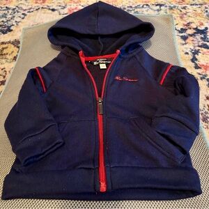 Ben Sherman Navy and Red Kids Hoodie